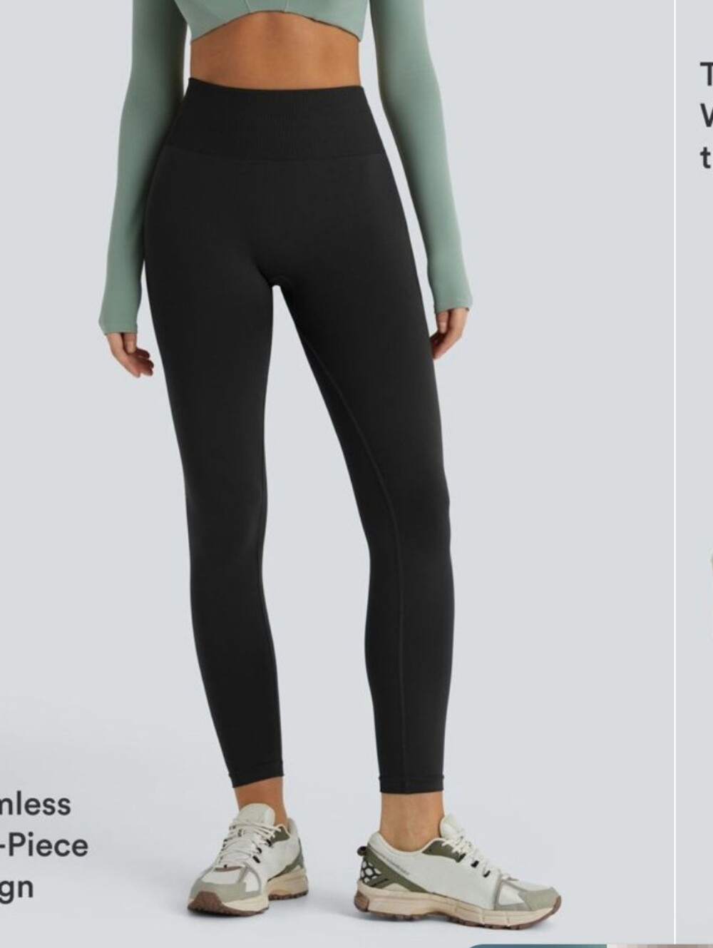 Black High-Waist Seamless Leggings